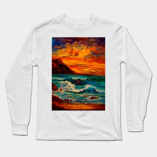 Diamond Head Fire Long Sleeve T-Shirt